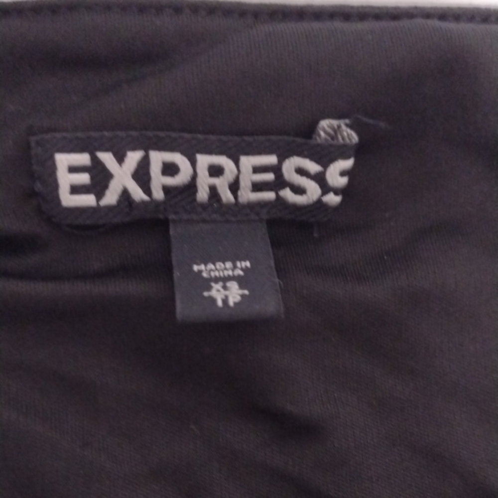 Express Black and Silver Sequin Pencil Mini Skirt Y2K, Rumba,Cocktail. - Picture 2 of 11